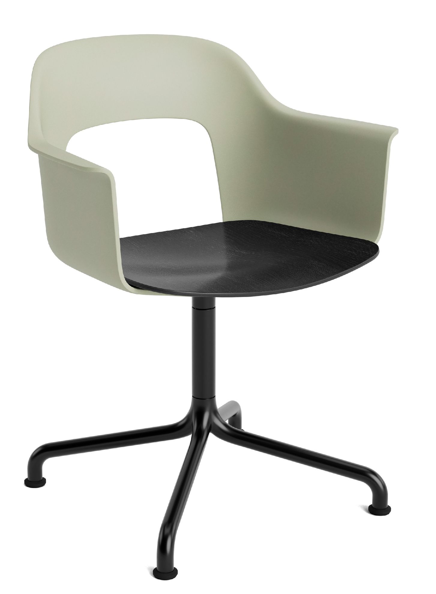Layout Armchair 252 Armchair 4-star base swivel base with curved base Hay  