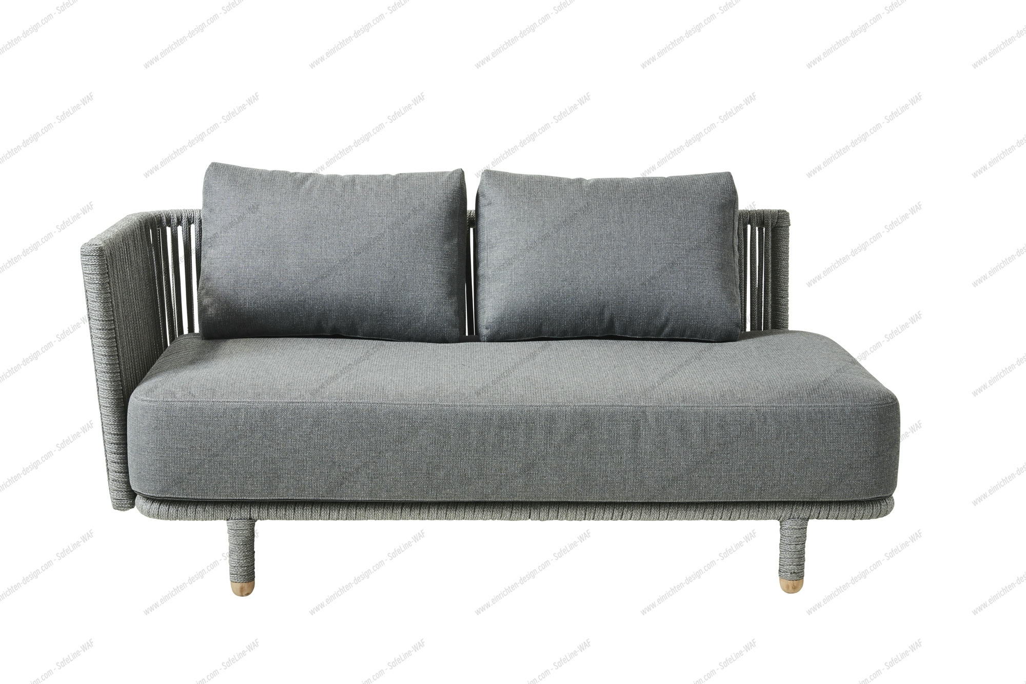 Moments Outdoor 2-seater sofa right Cane-Line
