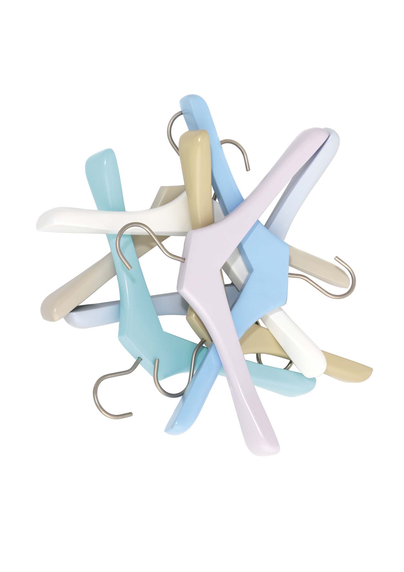 0112. Coat hanger black / hook chrome glossy Schönbuch
