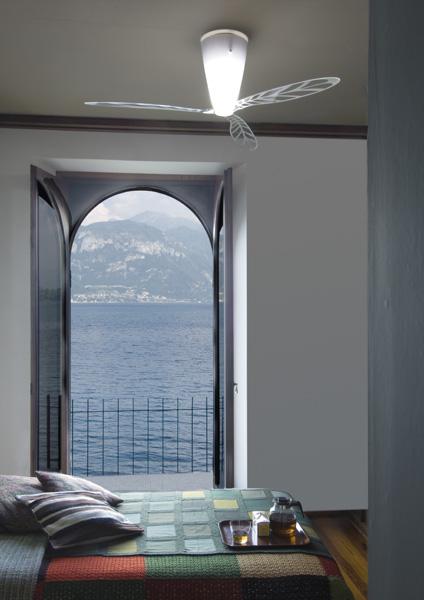D28 Blow Ceiling Light and Fan Luceplan