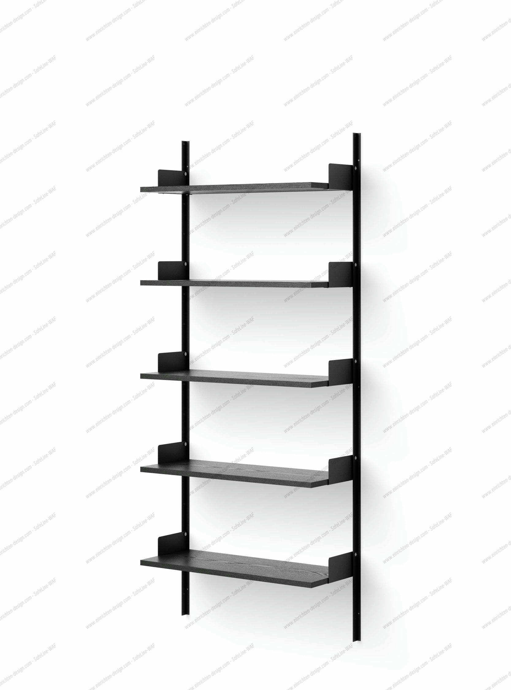 Wall Shelf 1900 Black Ash New Works