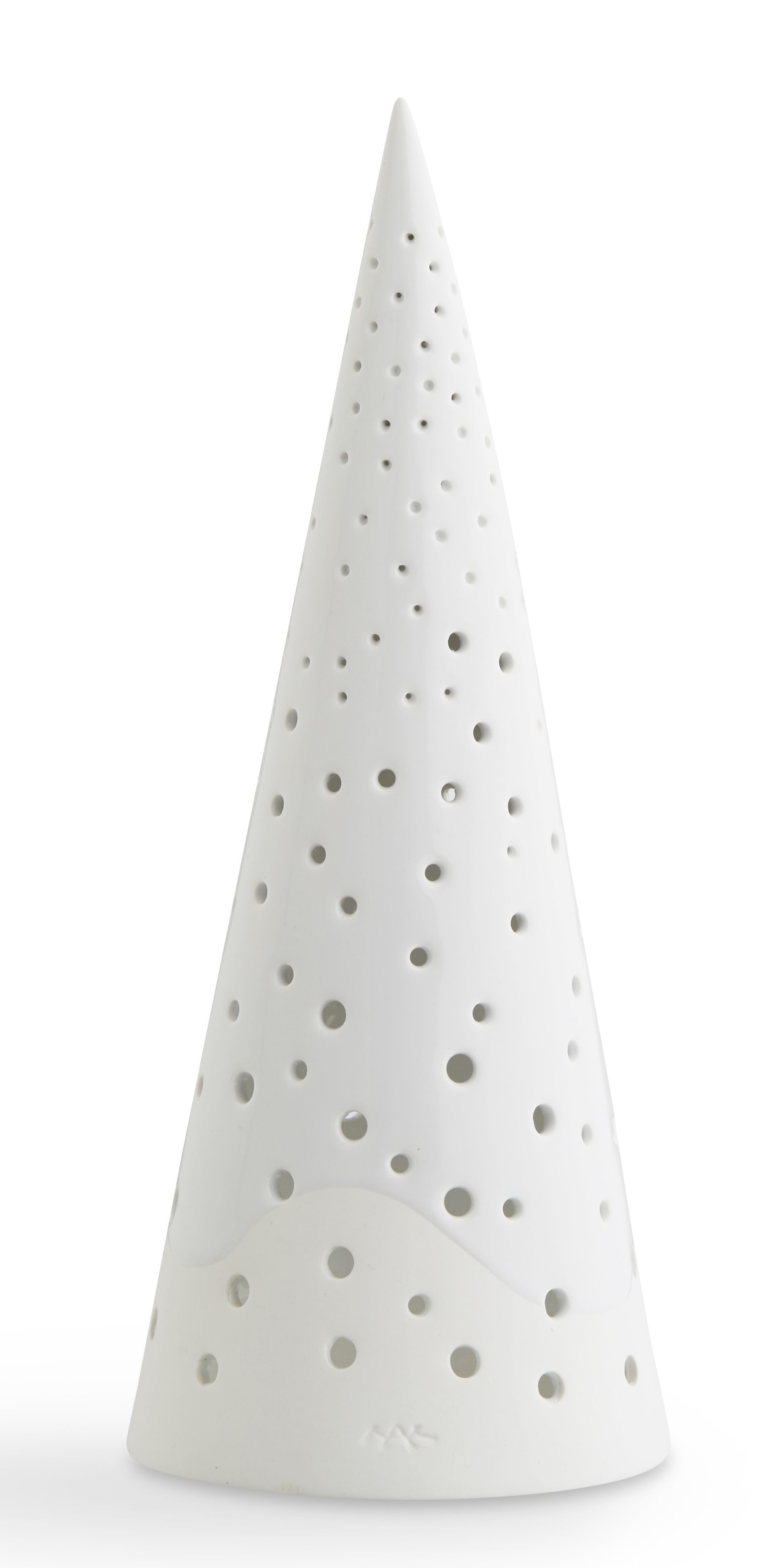 Nobili Tea Light Holder H 25,5 cm Snow White Kähler SINGLE PIECES
