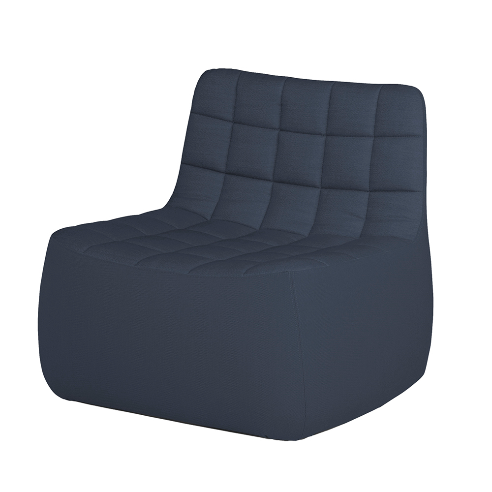 Yam chair armchair dark blue Northern