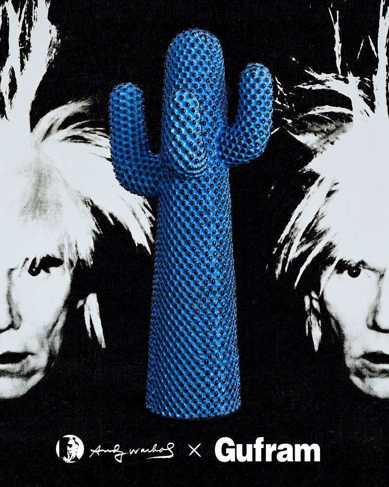 ANDY WARHOL X GUFRAM Andy's Cactus Wardrobe Gufram LIMITED EDITION SINGLE PIECES