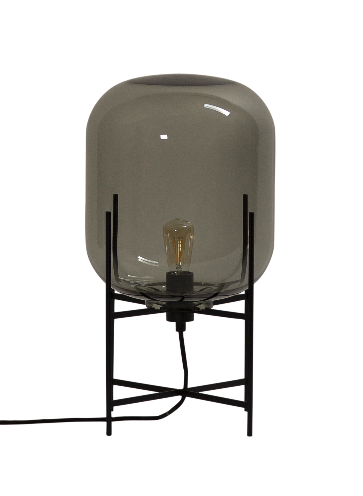 Oda Small table lamp steel grey Pulpo