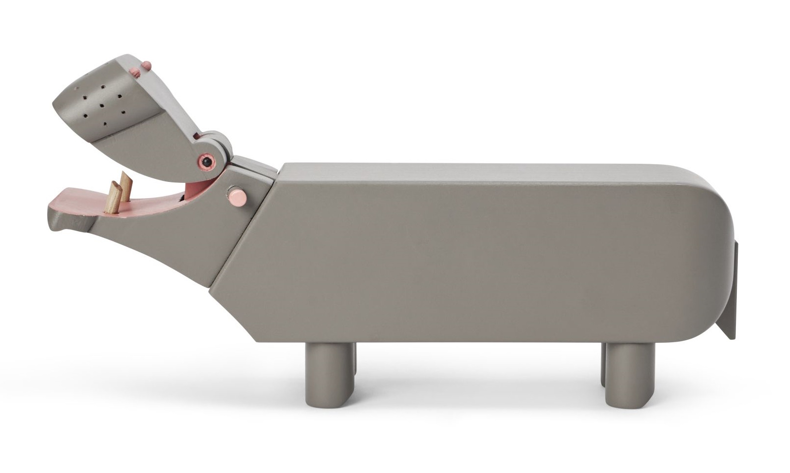 Hippopotamus H9 cm grey Kay Bojesen