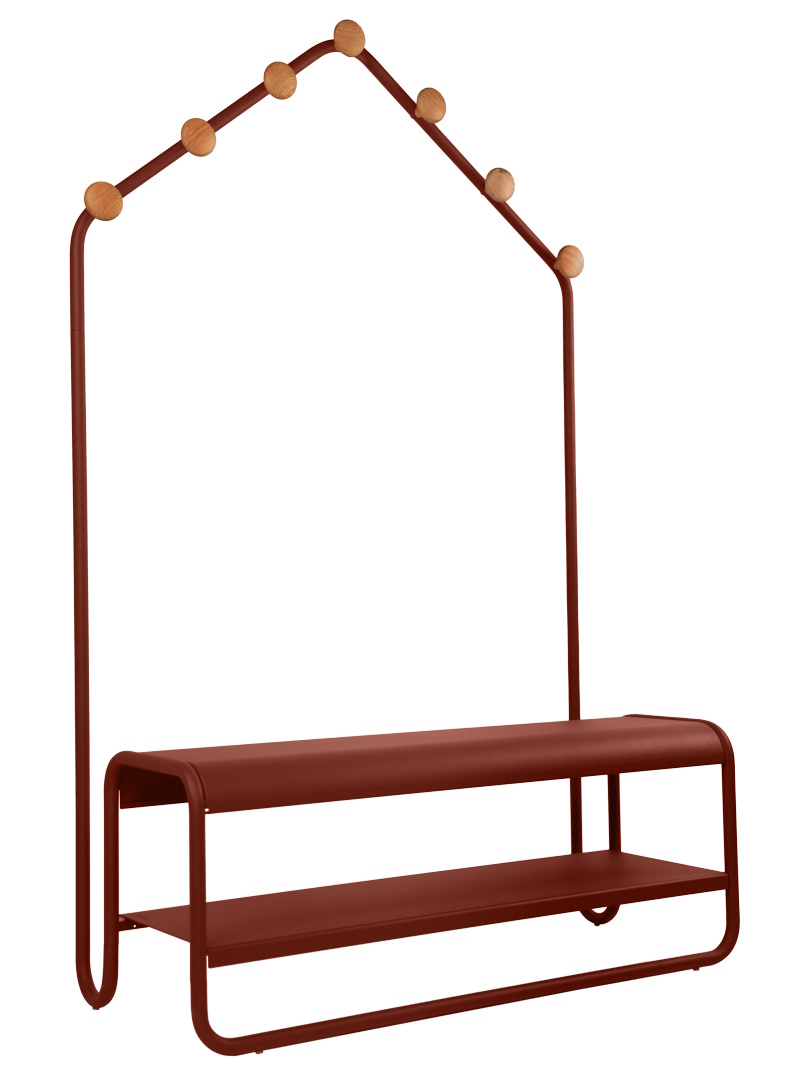 Funambule Coat rack bench Indoor Fermob