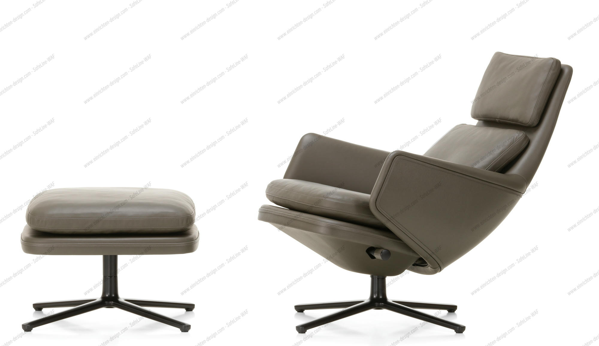Grand Relax Armchair & Ottoman Vitra