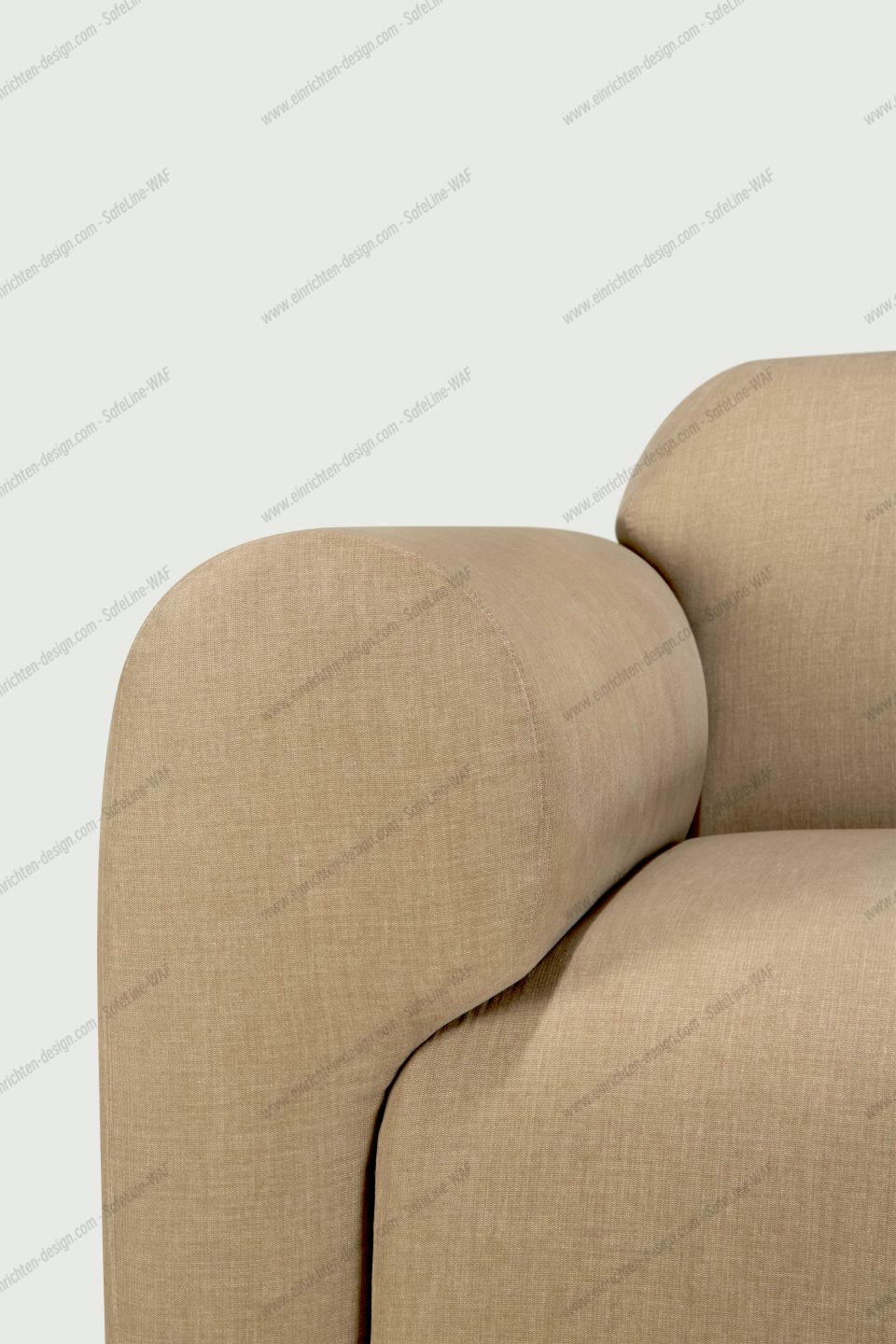 Bulky Modular Sofa Light Sepia Lying position left Ethnicraft
