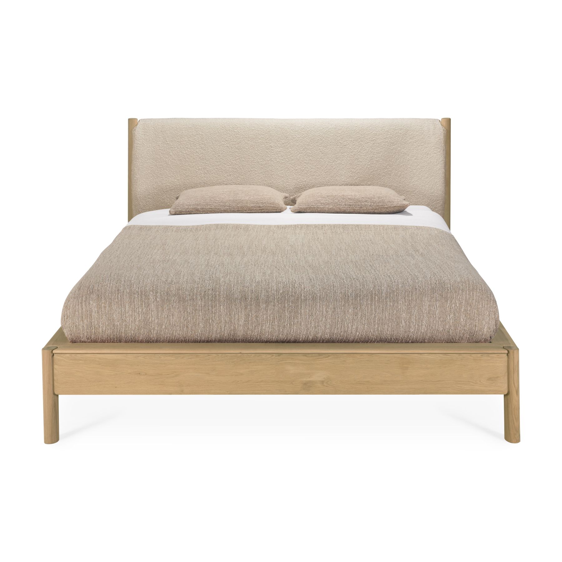 PI bed with headboard + upholstery Ethnicraft