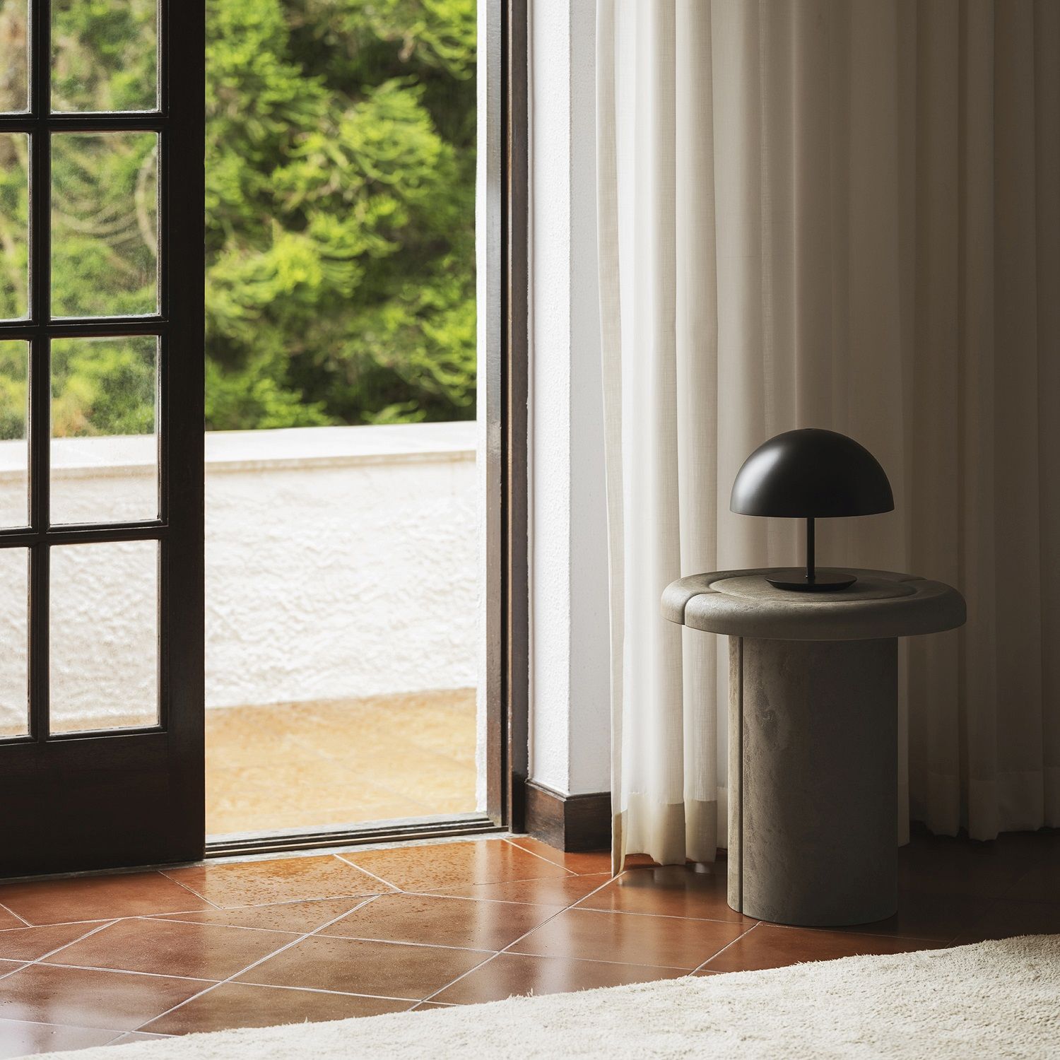 Alder Side Table Indoor / Outdoor Mater