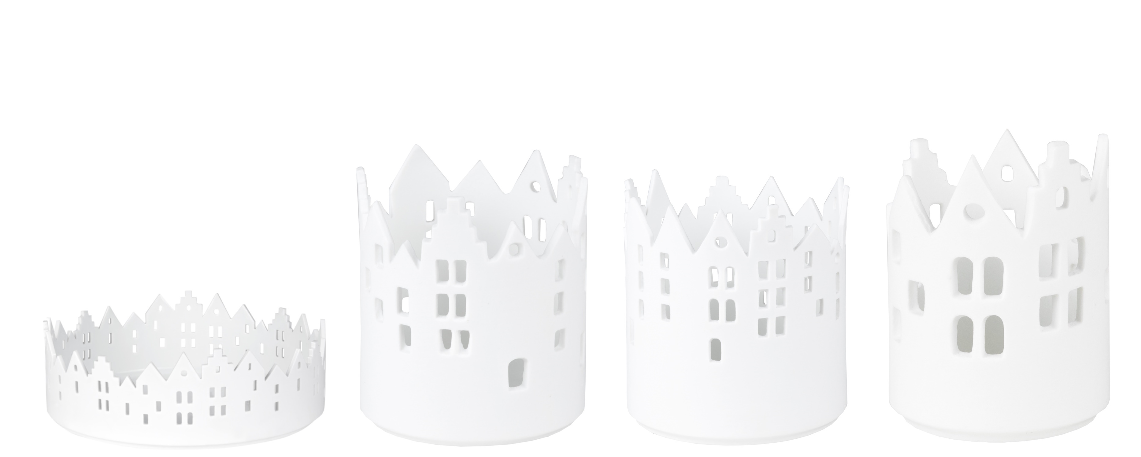 Home Light House Assortment Set of 4 City Lights Räder