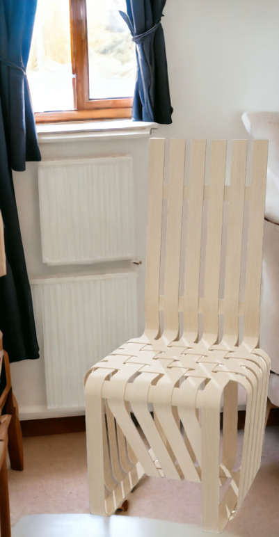 High Sticking Chair with High Back Knoll International  