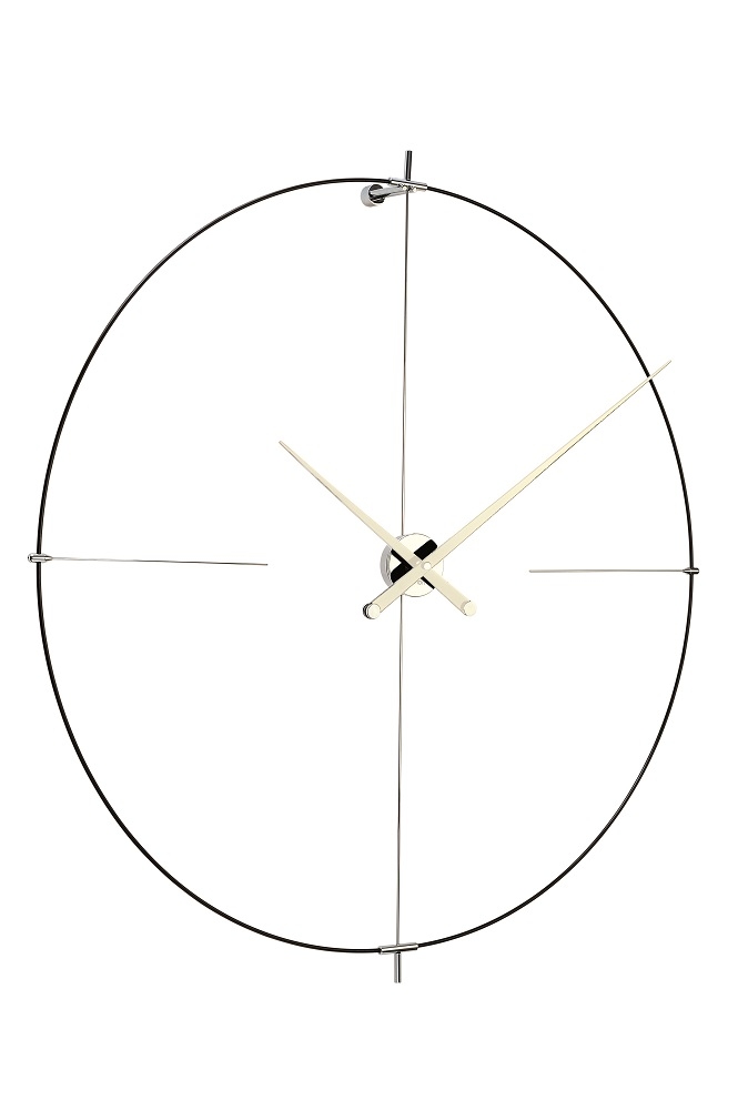 Bilbao N/ L Wall Clock nomon Black-White