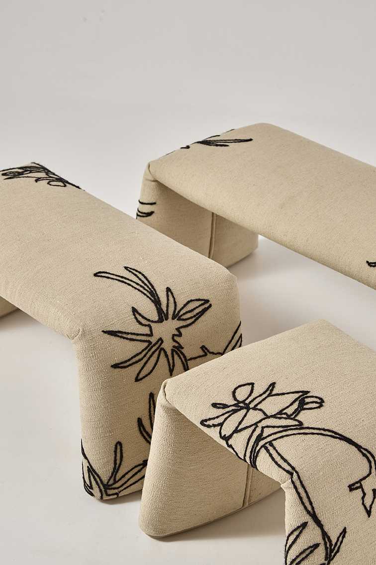 Folded Flower Bench Bench Nanimarquina 