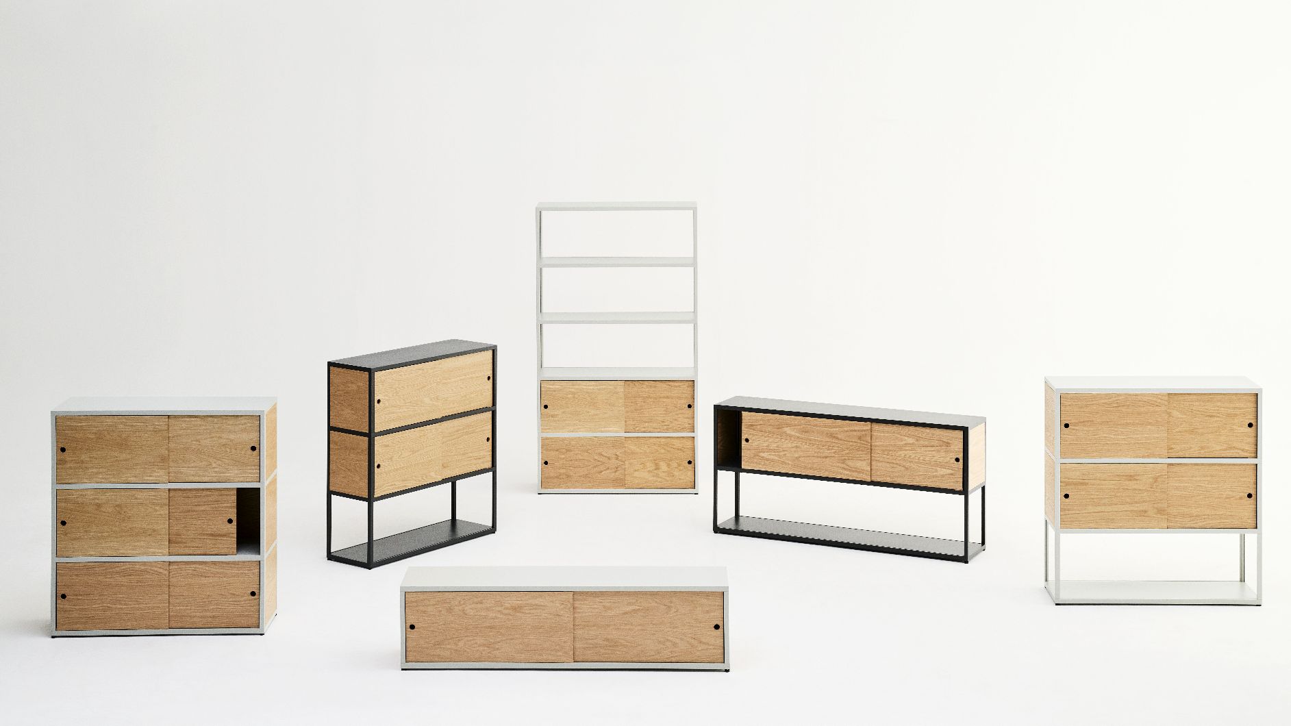 New Order Combination 207 shelving system HAY