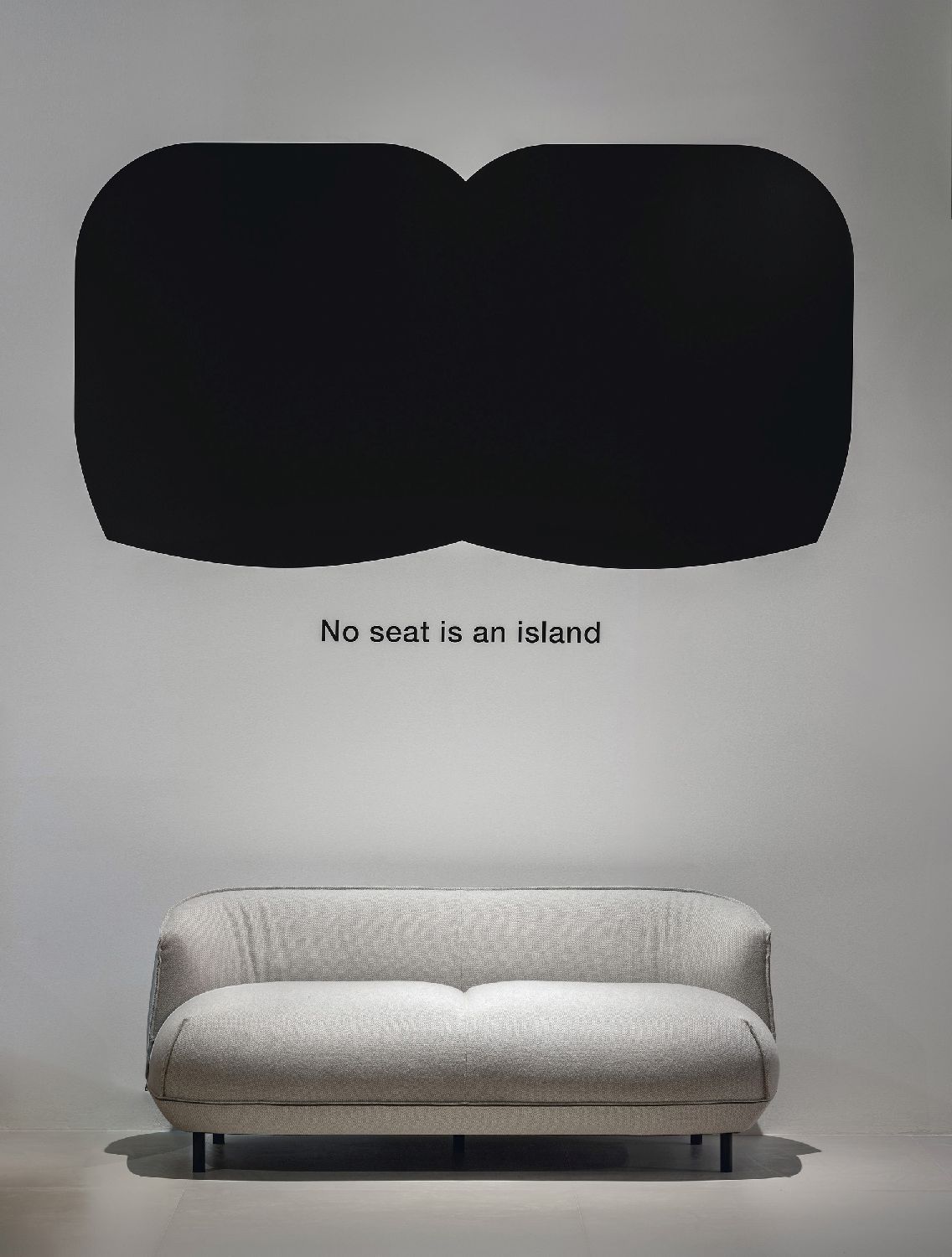 Brioni 2-seater sofa Kristalia