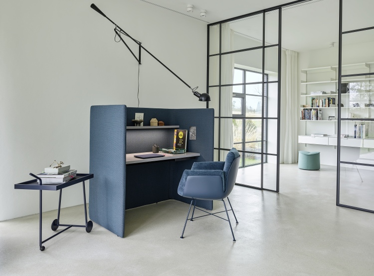 Alvo Armchair with 4-leg Wire frame Cor