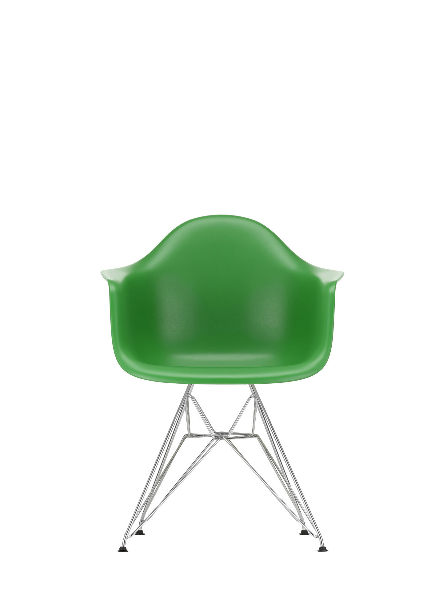 Eames Plastic Arm Chair DAR Chair Vitra Black - Sea blue