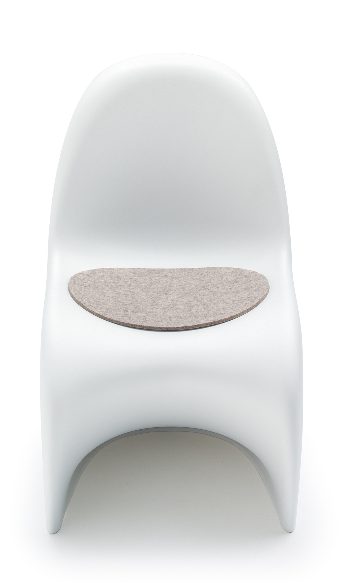 Seatcover - Feltcover Vitra Panton Chair Light Melange Hey Sign