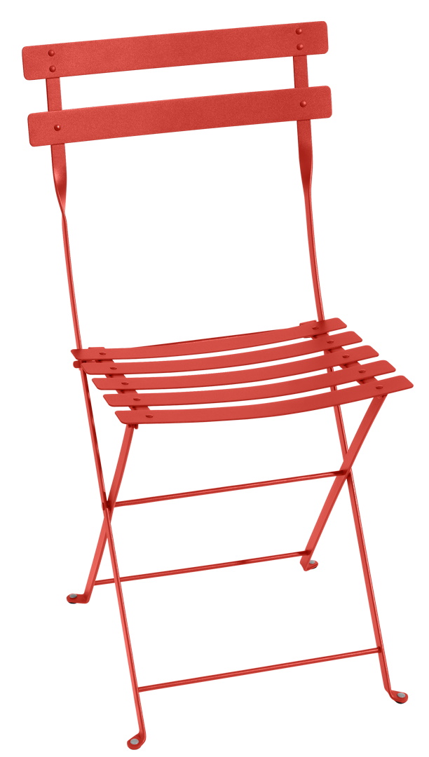 Bistro Outdoor Metal Chair Garden chair Fermob Poppy red Bistro Outdoor Metal Chair Garden chair Fermob Poppy red