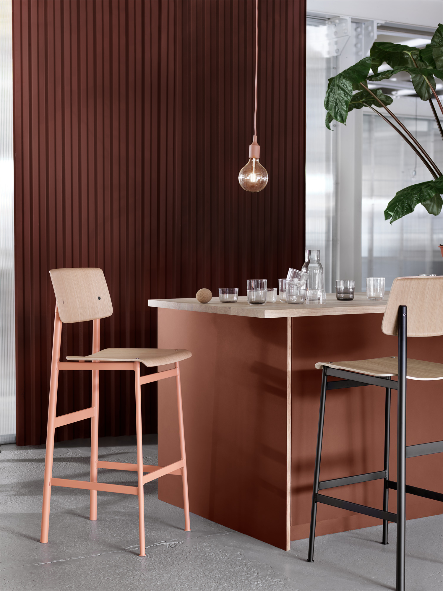 Loft Counter Stool Bar Stool H 75 cm Muuto