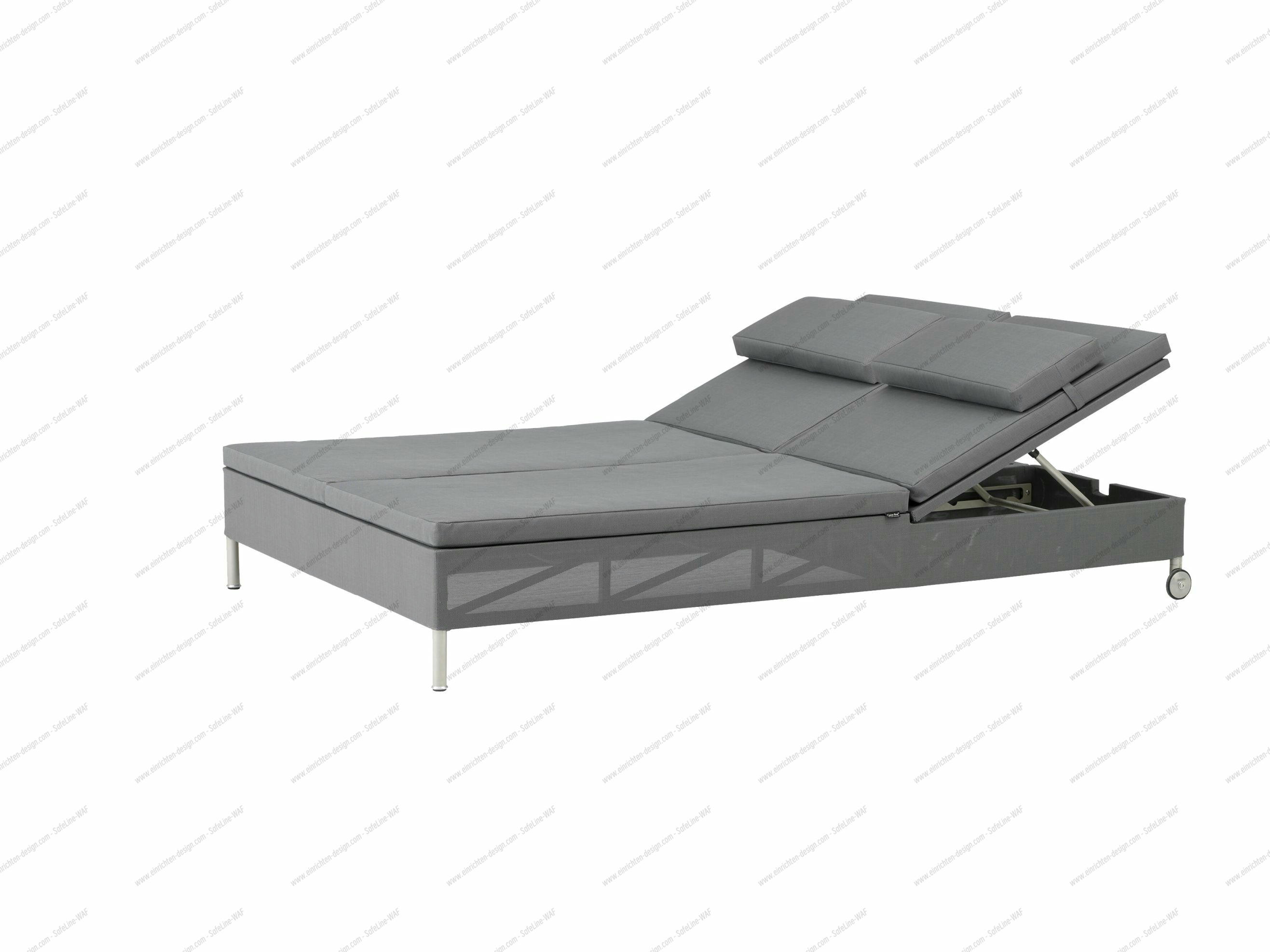 Rest Outdoor Double Sunbed Cane-Line