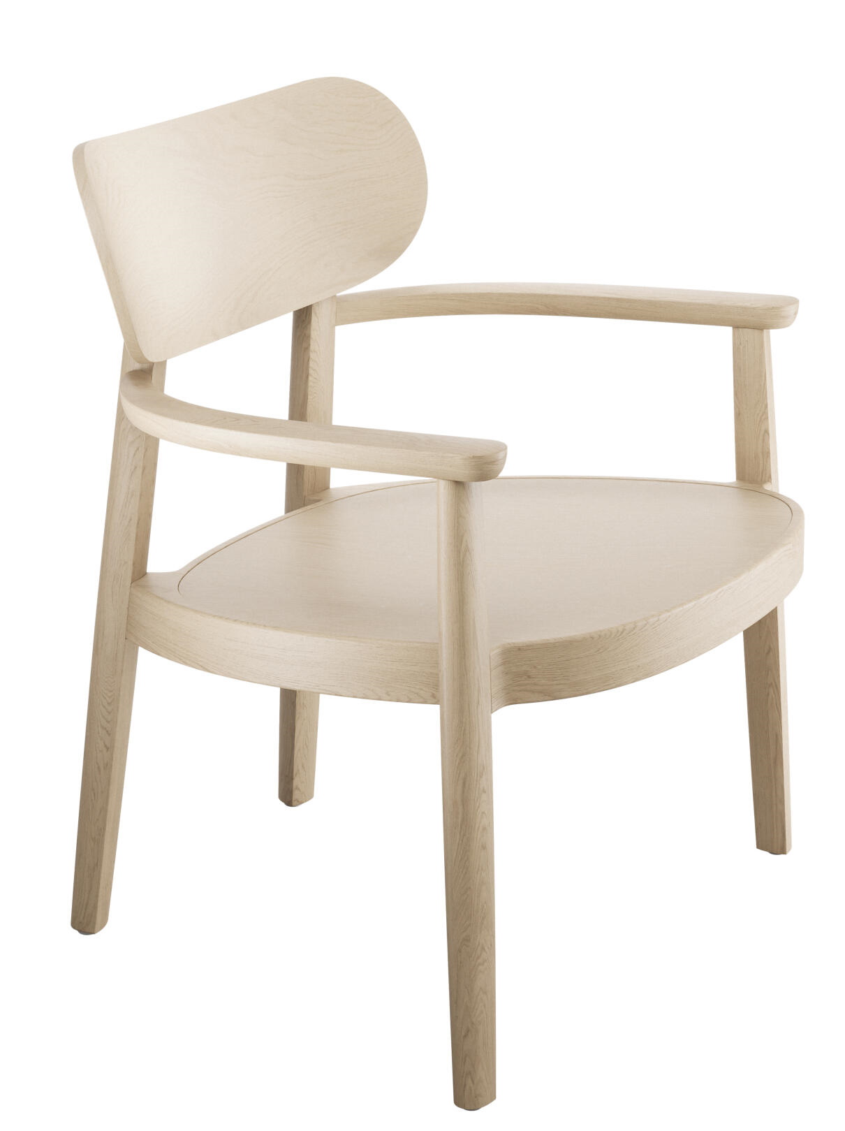 Wooden armchair with armrests 119 MF Thonet 