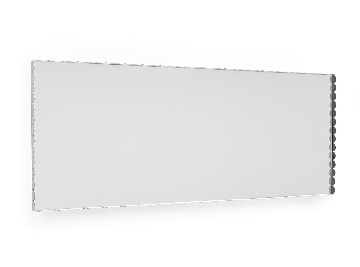 Arcs Mirror Rectangle Stainless steel Hay