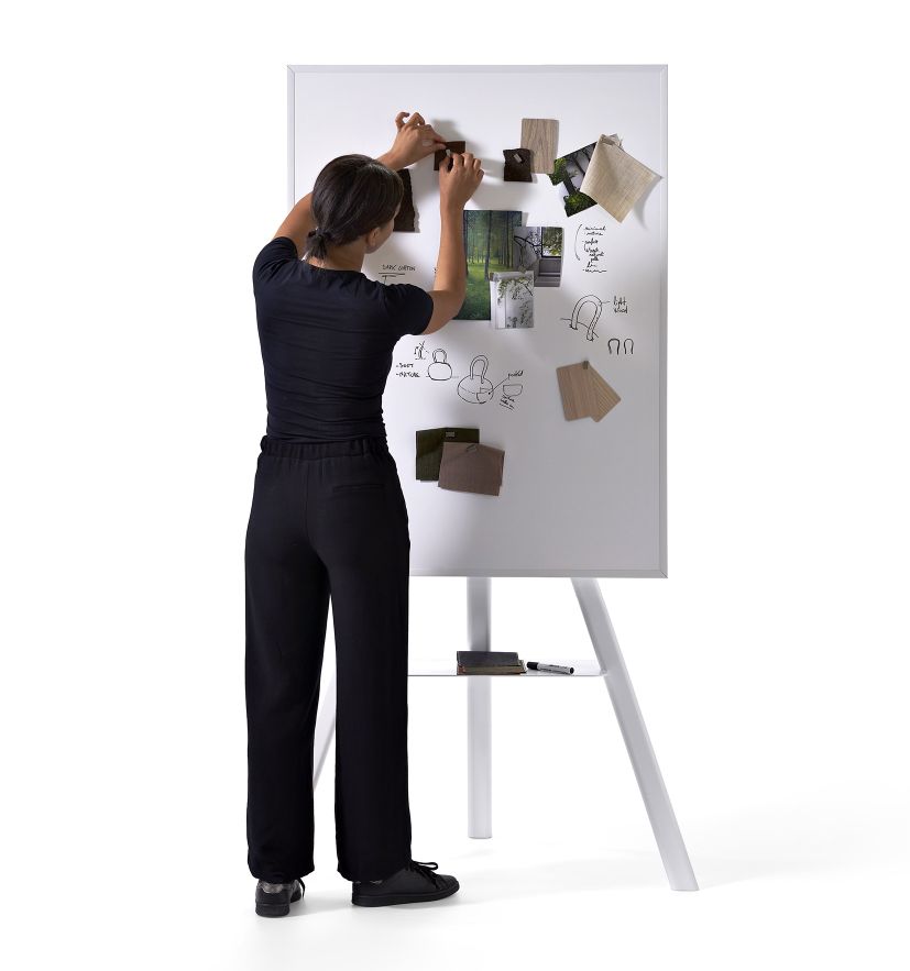 Cartesio Whiteboard for Multimedia Stand Opinion Ciatti