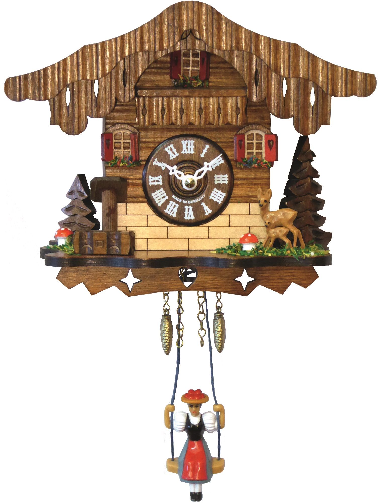 Quartz Cuckoo Clock Miniature Engstler
