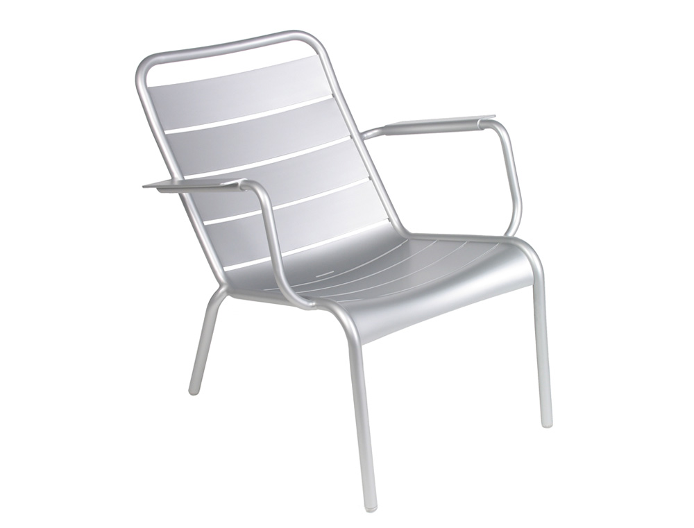 Luxembourg low outdoor armchair Fermob