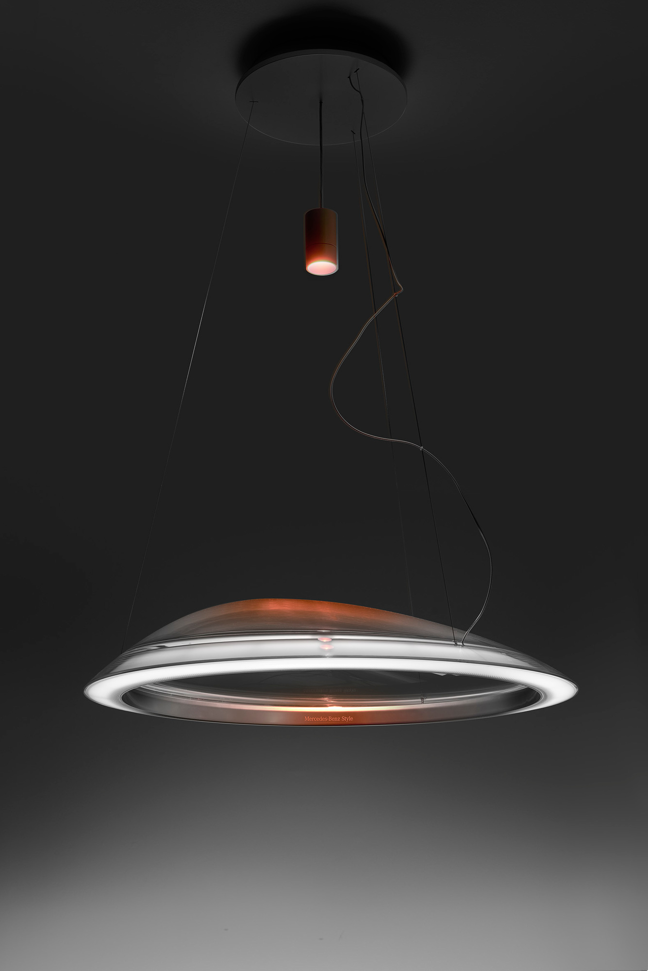 Ameluna pendant lamp 3000K push dimmer Artemide