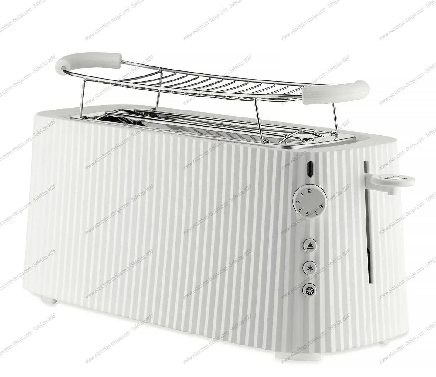 MDL15 Plissé Toaster XXL Alessi White