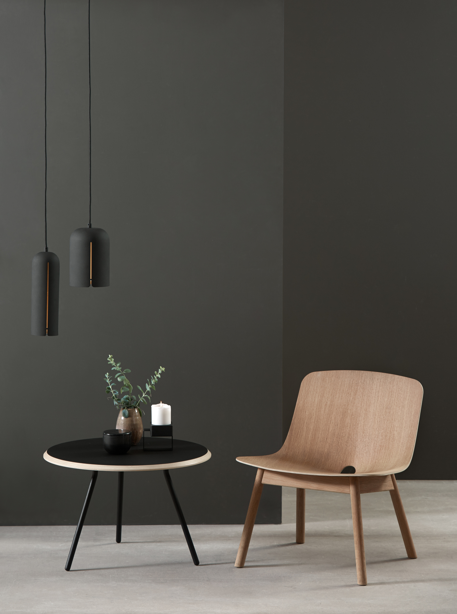 Gap Pendant Lamp short Woud SINGLE PIECES