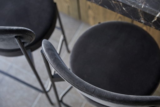 Series 430 Bar Stool Bar stool 75 cm BLACK / REMIX 123 Verpan SINGLE PIECES