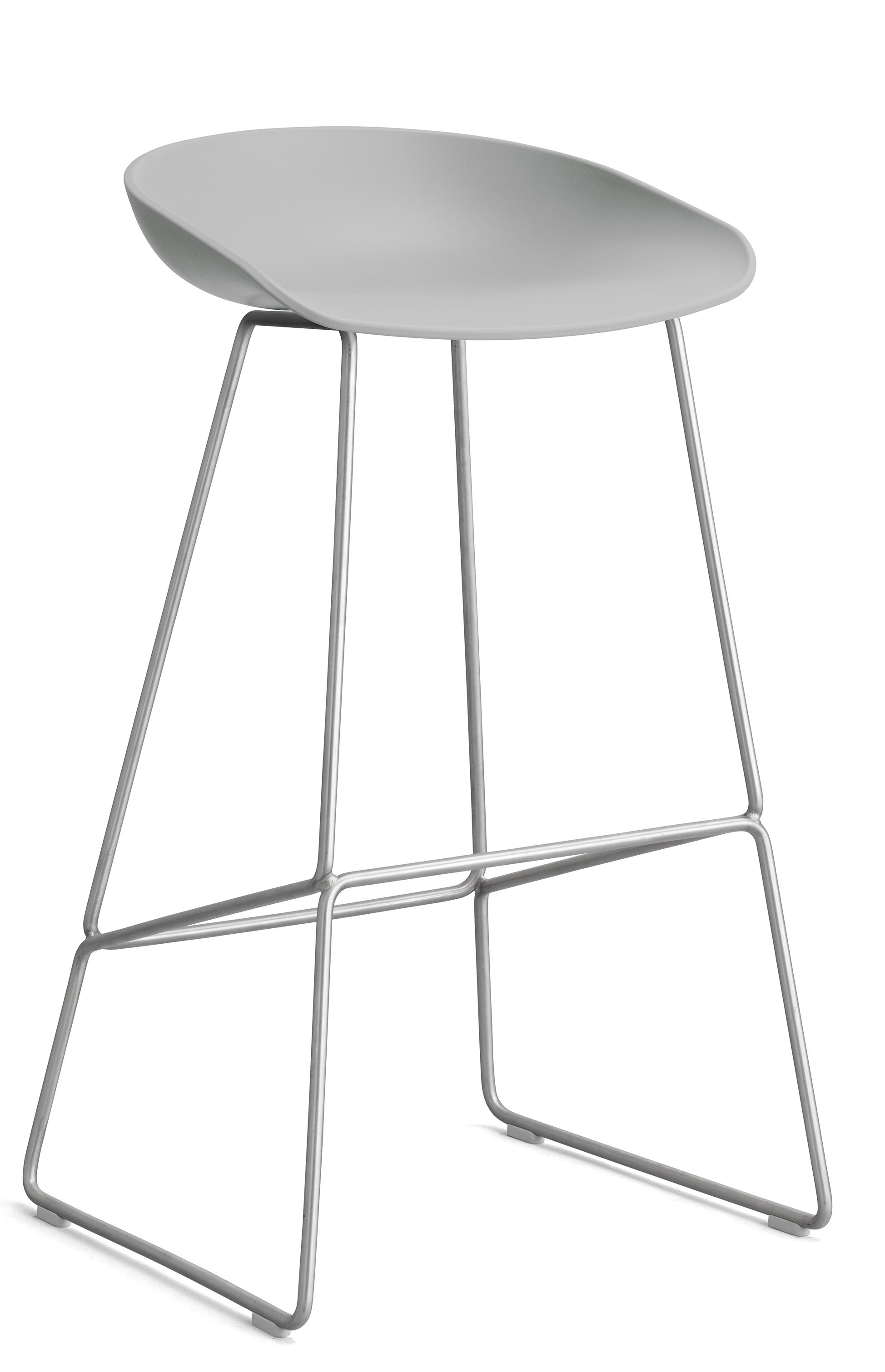 About a Stool AAS 38 / AAS38 Bar Stool High CONCRETE GREY / STEEL Hay SINGLE PIECES