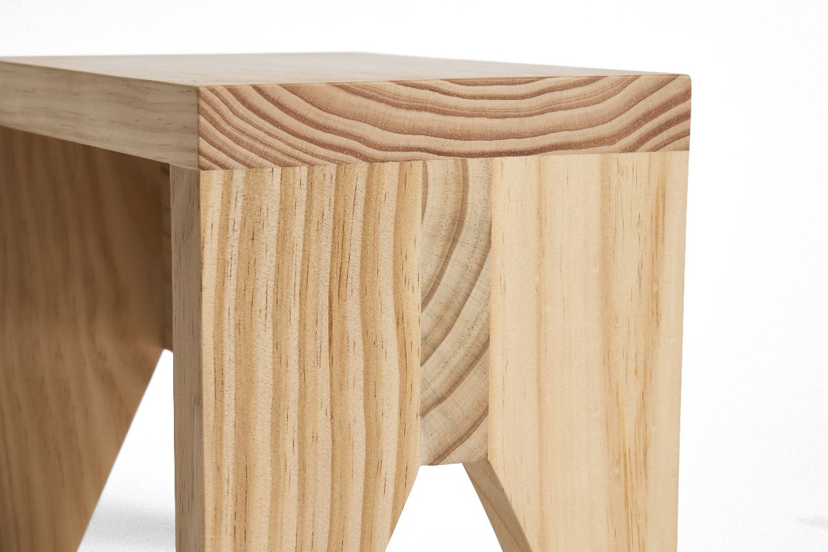 Manolito Stool Short Small Stool Hay
