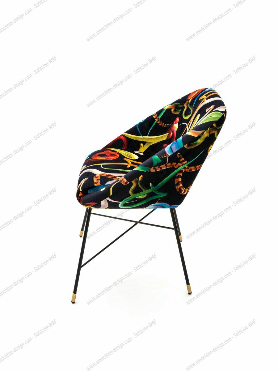 Toiletpaper Padded Chair Snakes Seletti Toiletpaper Padded Chair Snakes Seletti