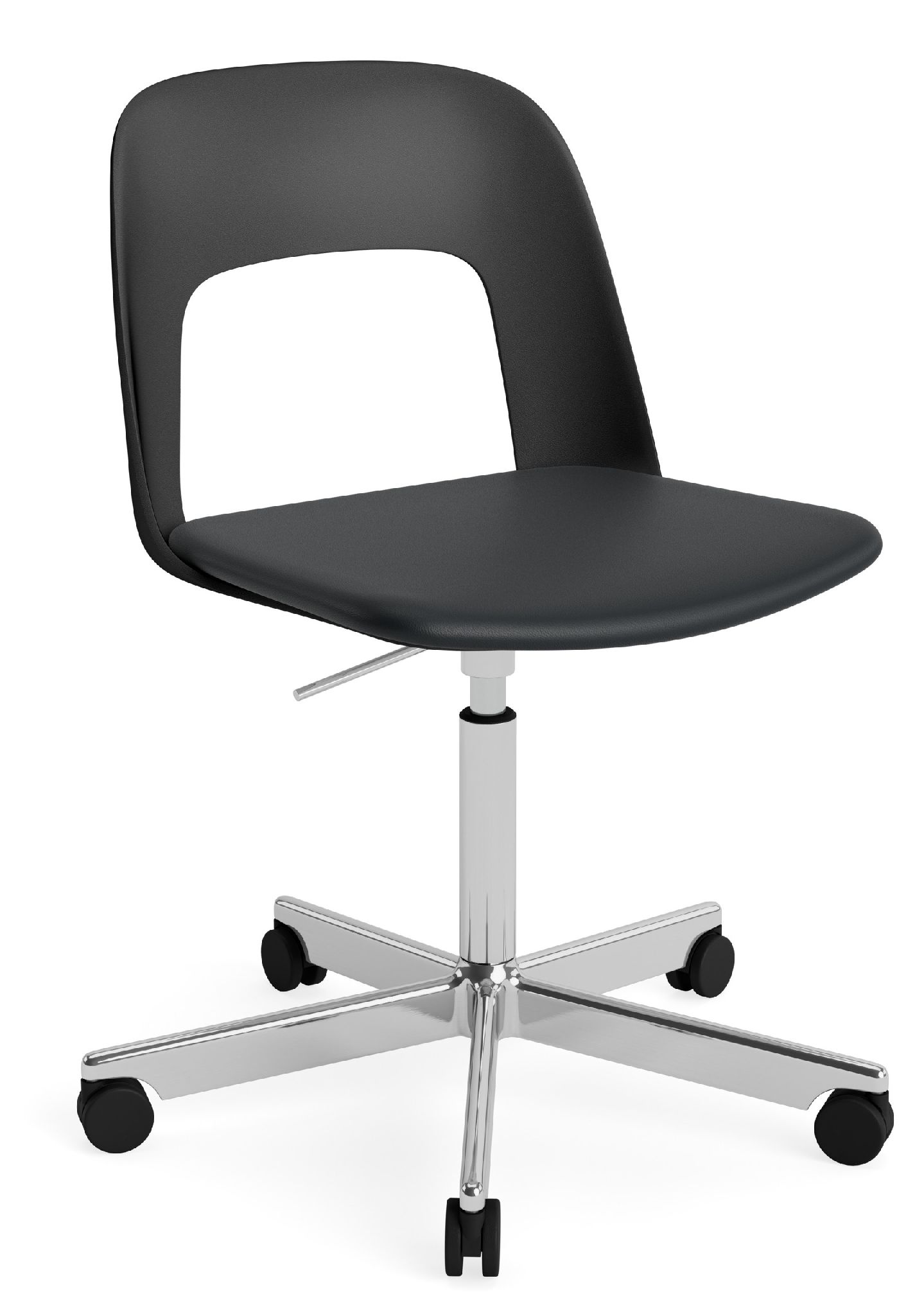 Layout Side Chair 143 5-star swivel base chair Hay   