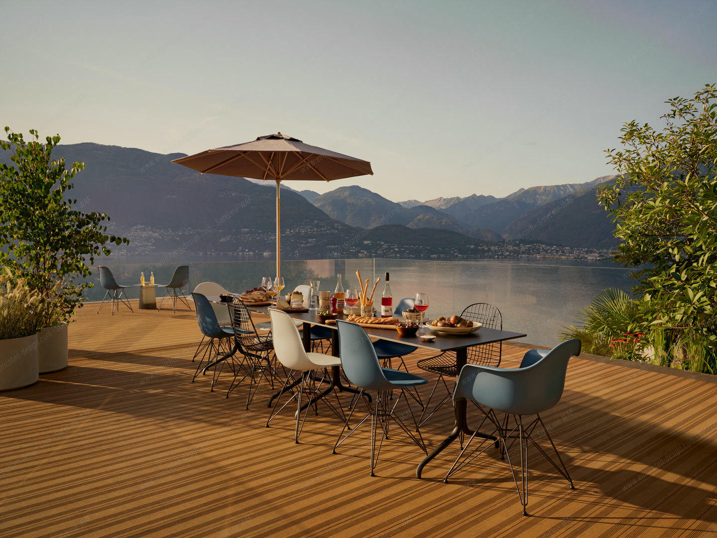 Eames Plastic Armchair DAR Chair Vitra
