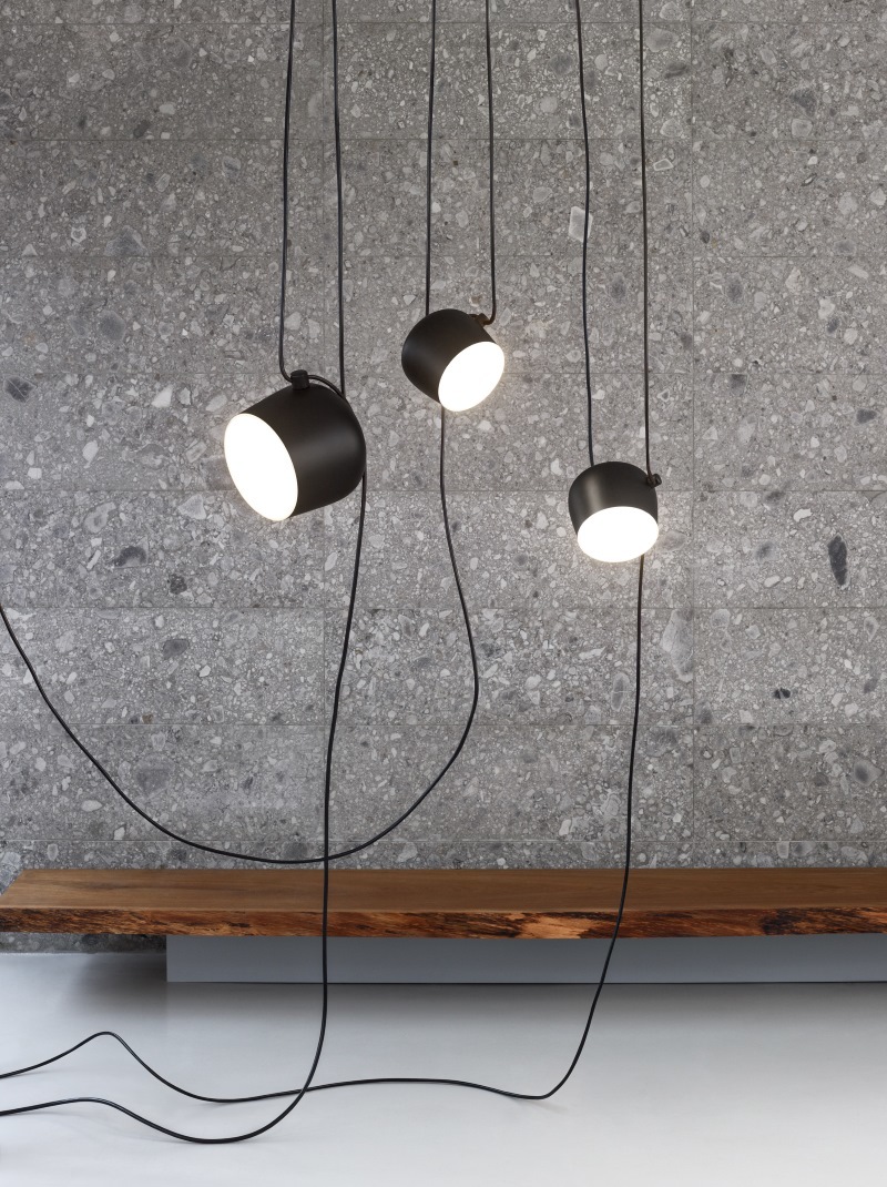 Aim 3-er Set Pendant light Black Flos SINGLE PIECES