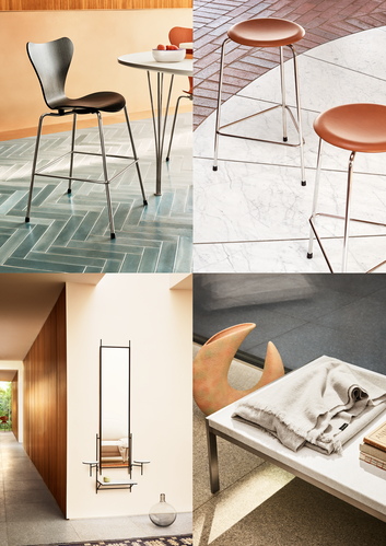High Dot High Stool Fritz Hansen