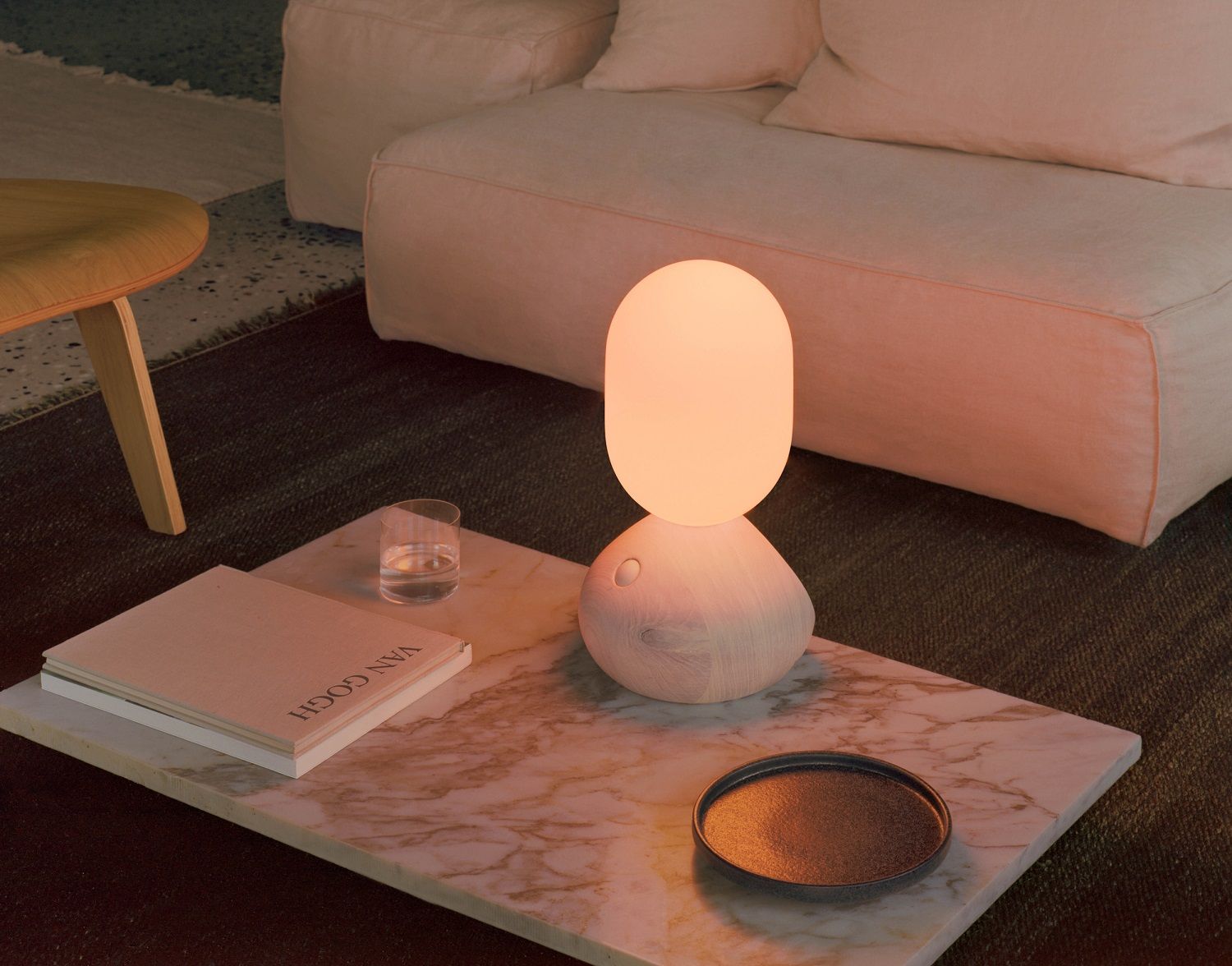 Sun Home light sculpture / table lamp grey