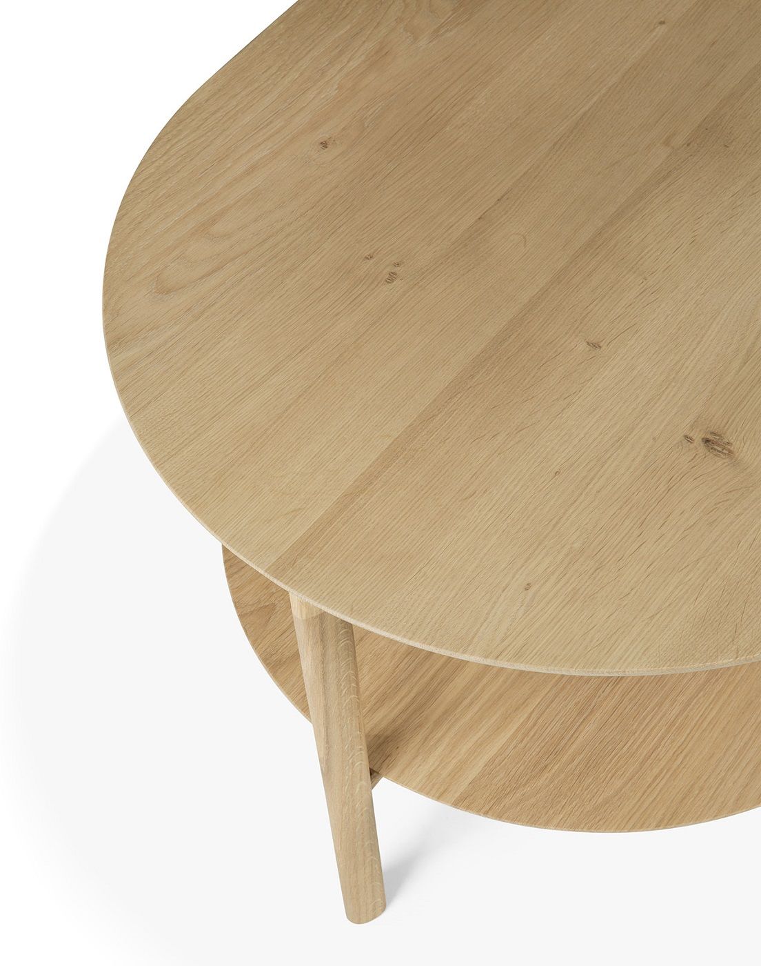 Bok Coffee table long Oak 1 shelf Ethnicraft