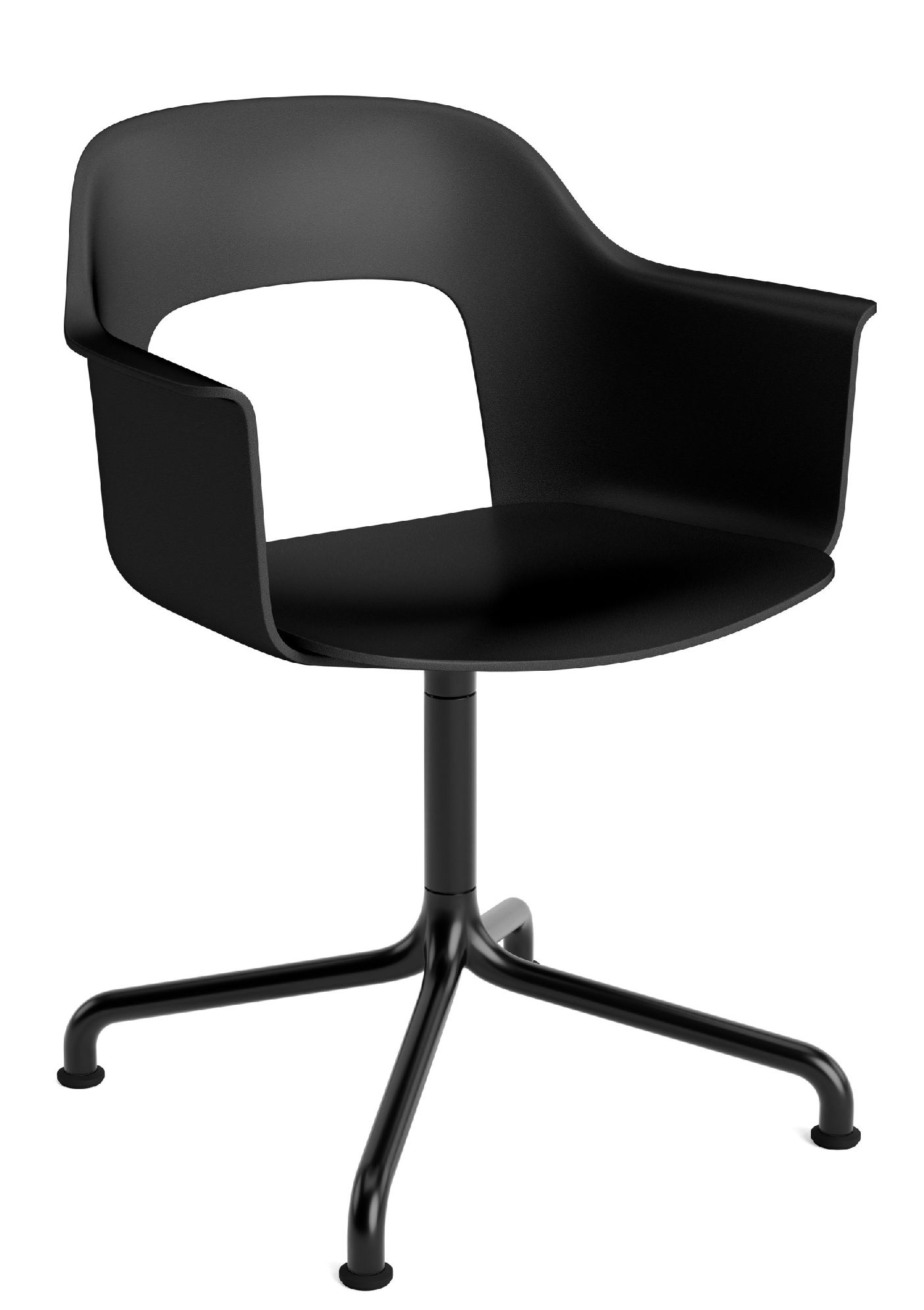Layout Armchair 251 Armchair 4-star base swivel base with curved base Hay  