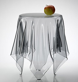 Essey Illusion transparent side table, Klein & More SINGLE PIECES