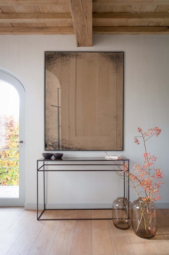 Wall mirror heavy aged bronze Ethnicraft 