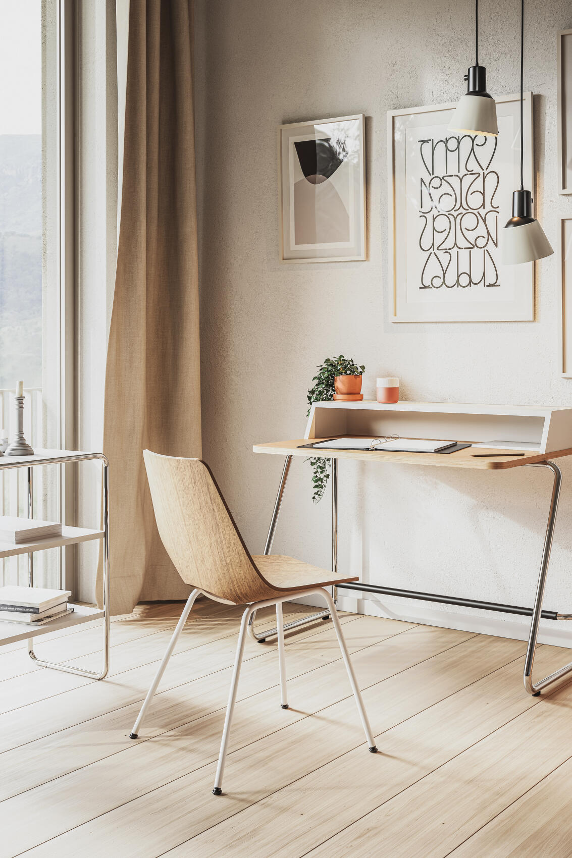S 661 Tubular steel chair Thonet