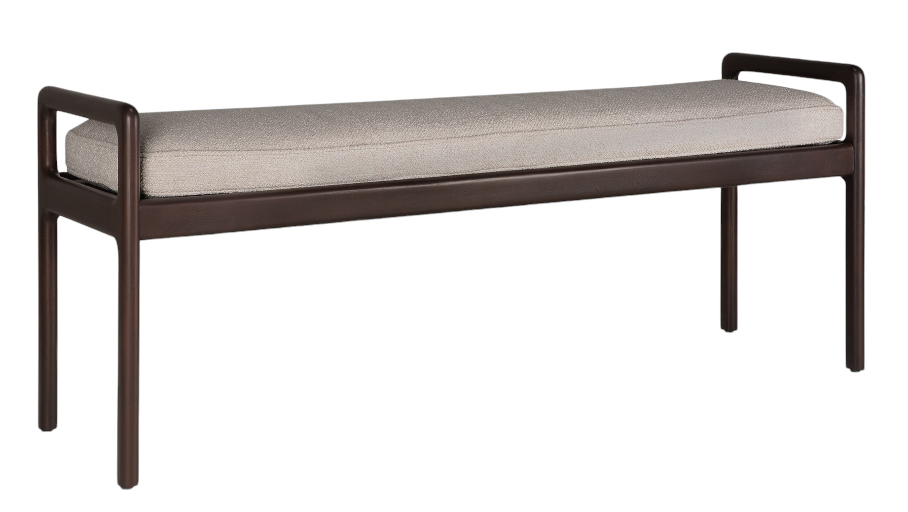 Jack Bench Bench with seat cushion Ivory Ethnicraft